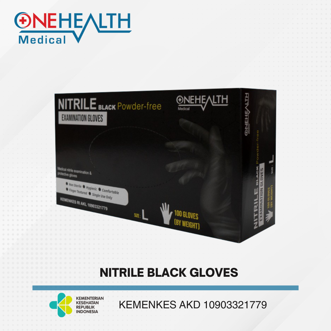 NITRILE BLACK POWDER (free examination gloves) – Catalogue
